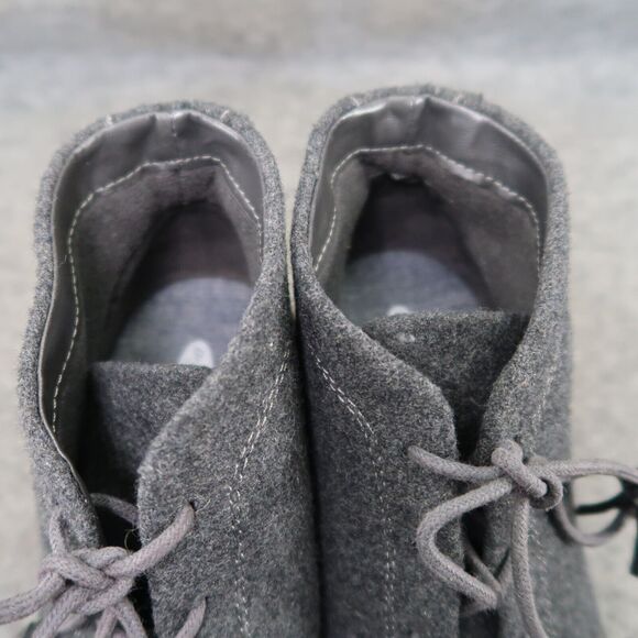 Dr Scholls Shoes Womens 8 Booties Wedge Kennedy Lace Up Comfort Chukka Charcoal - Picture 16 of 16